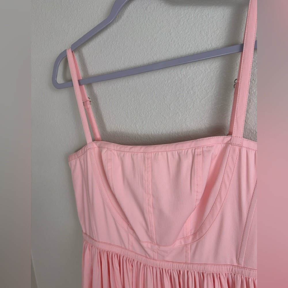 Cinq á Sept Elsie Dress Pale Rose 10 Single-Tiered Midi-Dress 10 - Picture 7 of 15